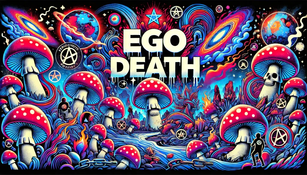 Magic mushroom ego death