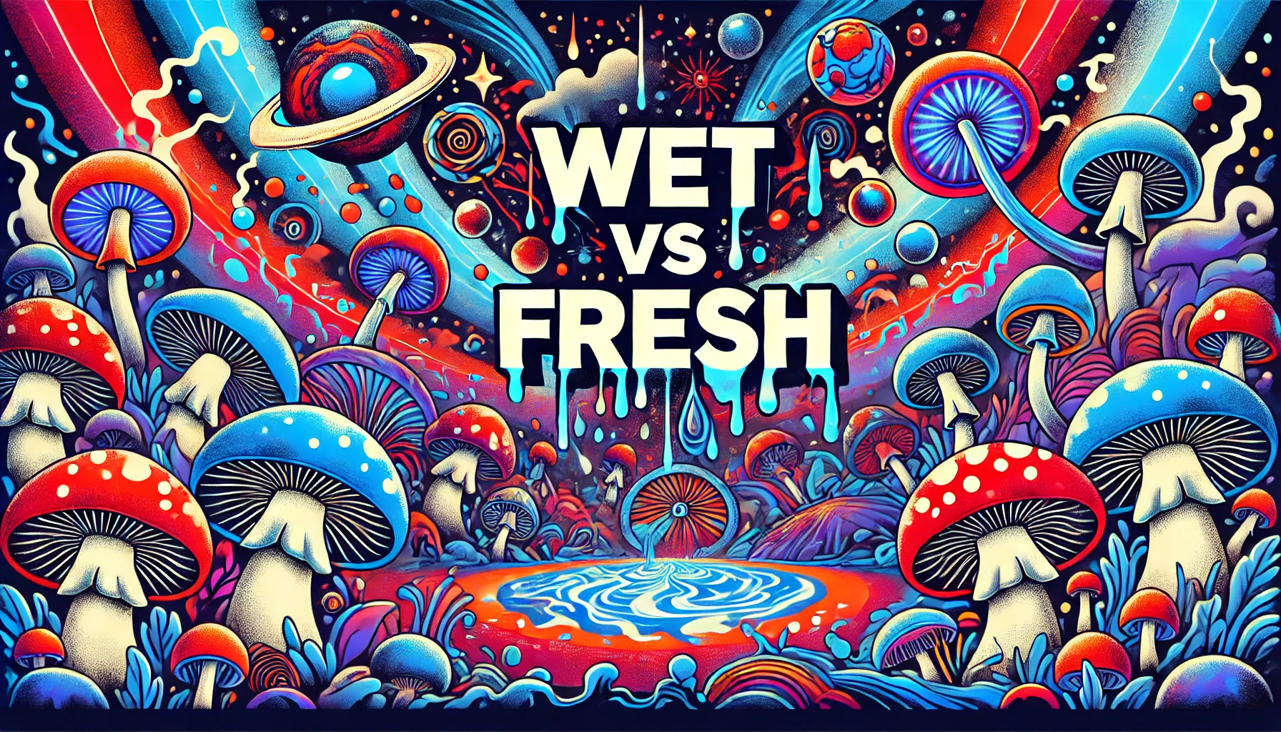 wet vs fresh mushrooms