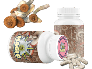 Golden Meanies Microdose Capsules - 100mg, 50 Caps