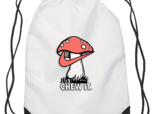 Just Chew It Drawstring Bag